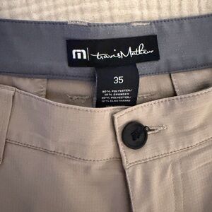 TravisMathew 35 Men's Khaki Golf Shorts